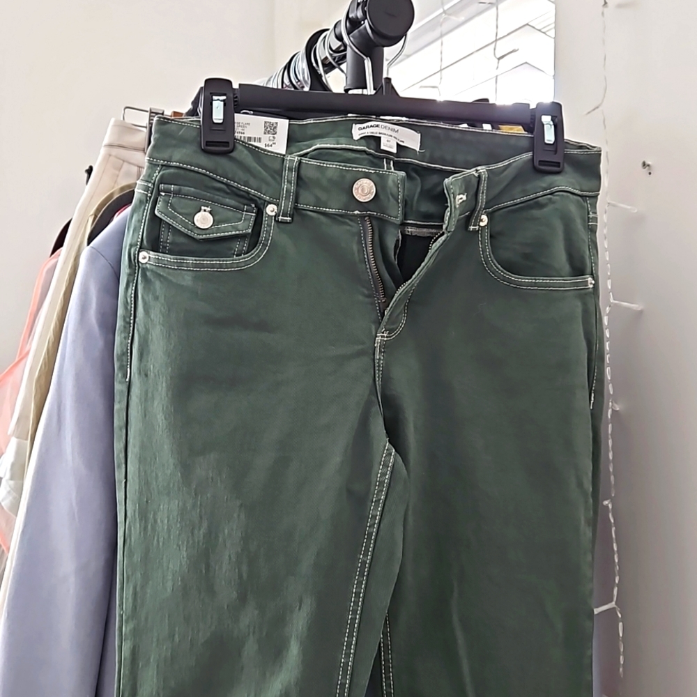 Garage Denim Flare Low Rise Jean